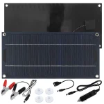 Panneau solaire 30W 12V Portable RV, Kit de chargeur photovoltaïque étanche pour voiture, Anti-perte, silicium polycristallin