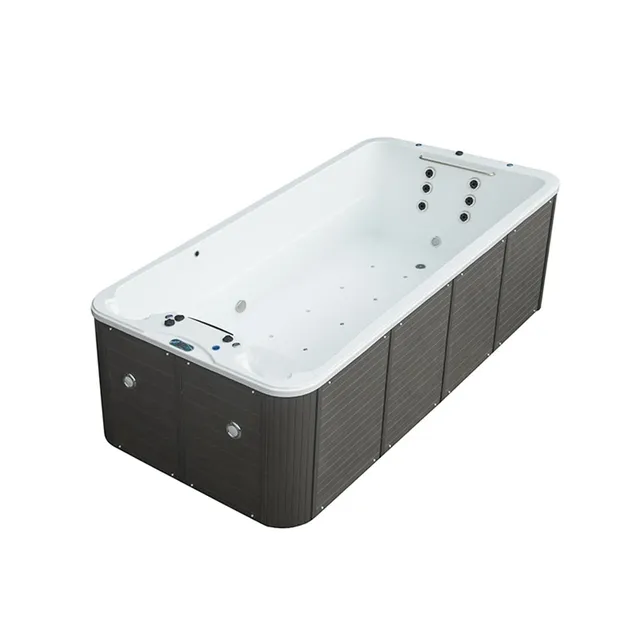 Baignoire spa nage rectangulaire grande taille quatre… – vue 4