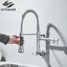 Mitigeur Mural Cuisine Noir Mat Bec Pivotant Rotatif… – vue 5