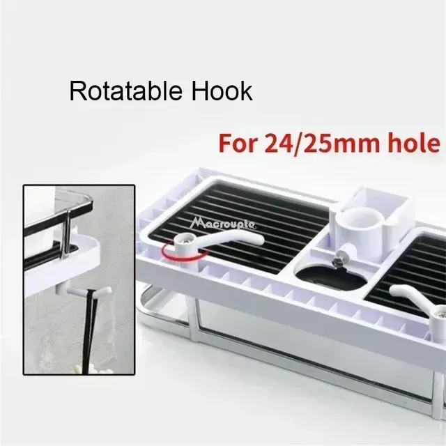 Support de rangement pour salle de bain et douche – vue 5