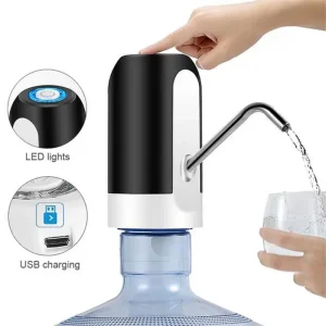 Distributeur d&rsquo;eau électrique automatique, pompe à bouteille d&rsquo;eau Rechargeable par USB, interrupteur à un bouton, pompe à boire, outils de cuisine