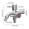 Robinet noir Double utilisation pour Machine à laver – vue 5