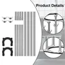 Support évier sous plan acier robuste réglable hauteur… – vue 5