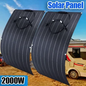 Panneau solaire super puissant, adapté pour montres, bateau, voiture, ménage, camping, chargeur de batterie 18V, 36V, 500W, 1000W, 2000W, kits de panneaux solaires