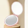 Miroir maquillage LED double face grossissement 1X 5X… – vue 3