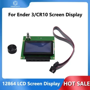 Pièces d’imprimante 3d Ender3 12864, écran LCD, panneau de commande bleu avec câble pour Ender-3/ Ender-3 PRO/Ender-5/CR10 Pièces d’imprimante 3d Ender3 12864, écran LCD, panneau de commande bleu avec câble pour Ender-3/ Ender-3 PRO/Ender-5/CR10
