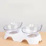 Bol chat surélevé incliné plastique transparent tête… – vue 5