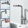 Robinet de centre commercial d'eau chaude et froide à… – vue 3