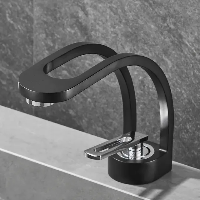 Robinet lavabo mitigeur monocommande laiton finition… – vue 3