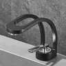 Robinet lavabo mitigeur monocommande laiton finition… – vue 3