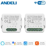 Module de variateur intelligent Wifi, bricolage, application Tuya/Smartlife, télécommande bidirectionnelle, Compatible avec Alexa Google Home, commande vocale