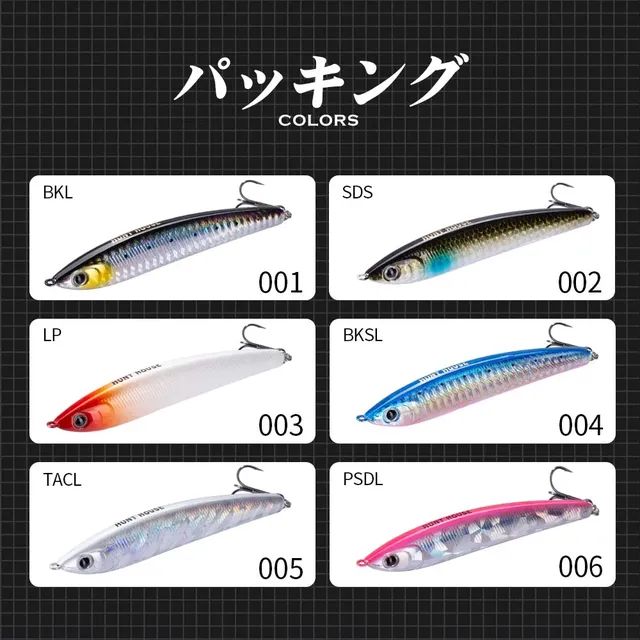 Hunthouse crayon coulant leurre de pêche 100mm 33g eau… – vue 5