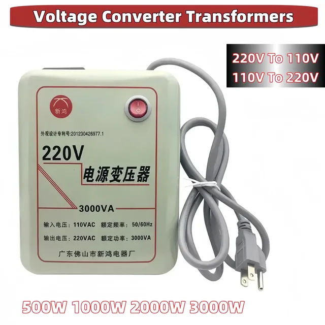 Transformateur de convertisseur de tension 500W 1000W…