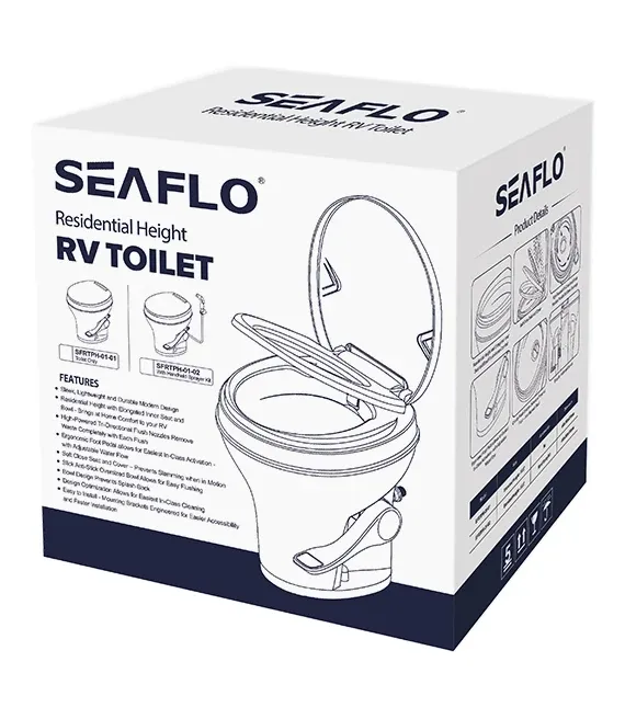 Toilette marine portable compacte manuelle siège… – vue 2