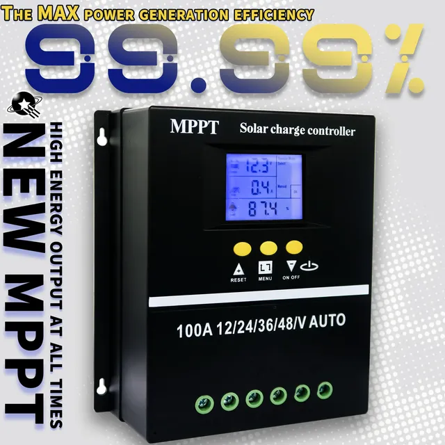 POWLSOJX MPPT 100A 80A 60A contrôleur de Charge solaire… – vue 4