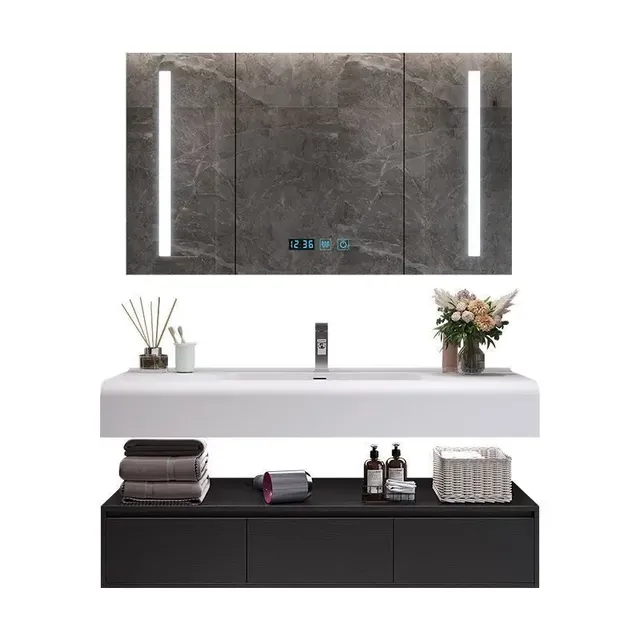 Cintre noir Meuble De Salle De Bain conceptions évier… – vue 6