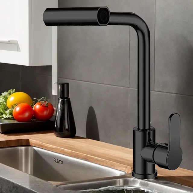 Robinet de cuisine en acier inoxydable avec 4 modes de… – vue 7