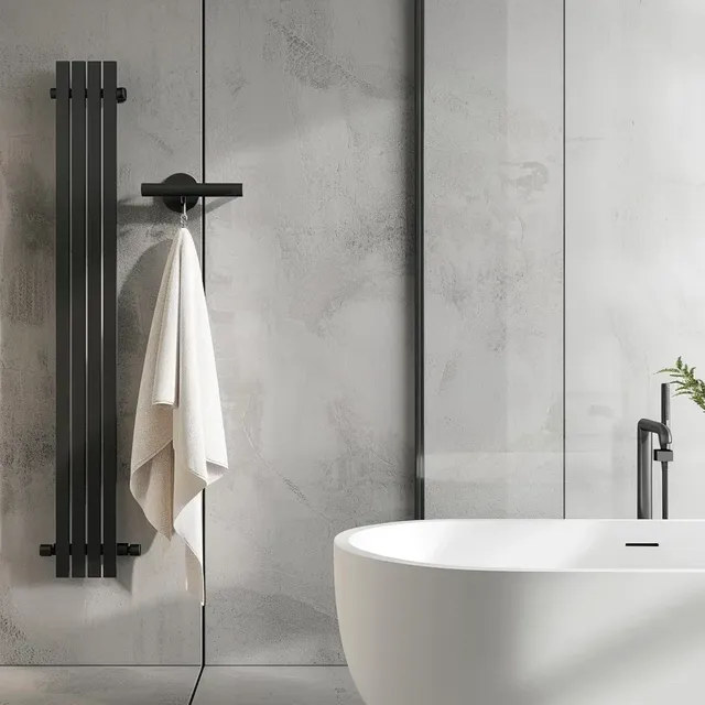 Chauffant serviettes mural acier inoxydable vertical… – vue 2