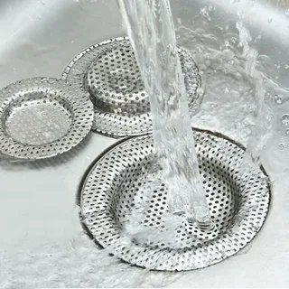 Filtre d'évier de cuisine en maille d'acier inoxydable