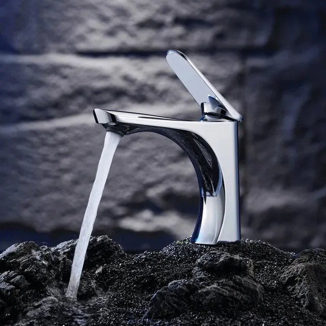Mitigeur lavabo monocommande cascade bec ouvert arche…
