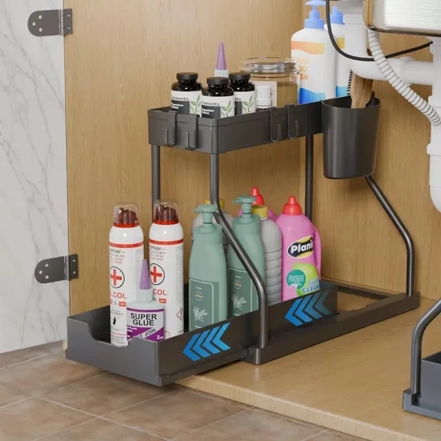 Support de rangement de comptoir de cuisine Simple en… – vue 3