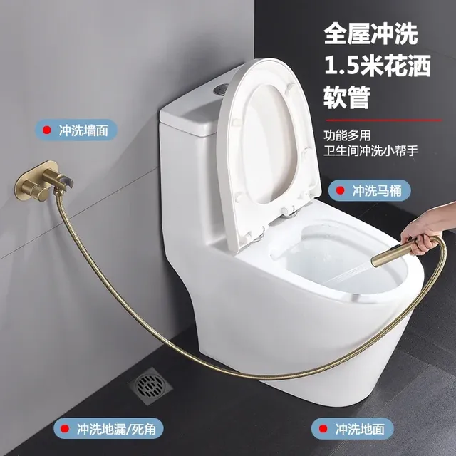 Robinet de bain rond élégant en laiton avec mitigeur… – vue 4