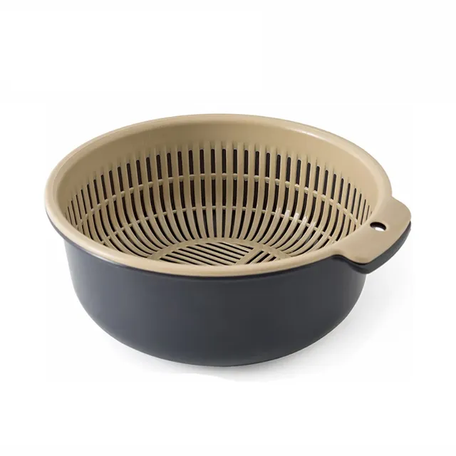 Panier lavage légumes double couche égouttage stockage… – vue 6