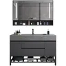 Lavabo sol armoires de salle de bain Vintage tiroir… – vue 5