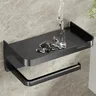 Porte papier toilette mural adhésif auto tablette… – vue 3