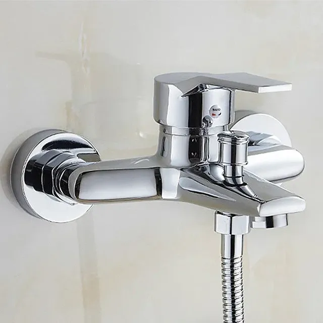 Mitigeur bain douche mural monocommande chromé design… – vue 5