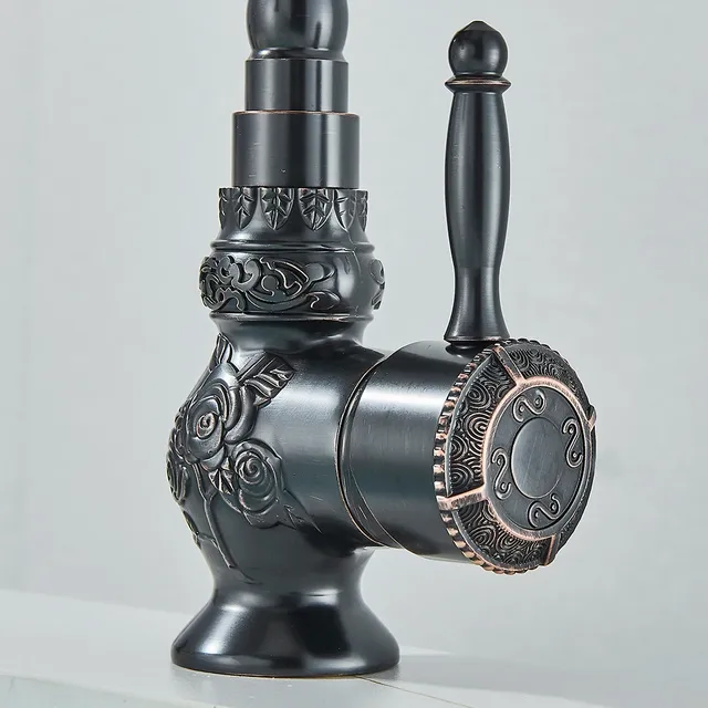 Quyanre robinet de lavabo de salle de bains en laiton… – vue 6