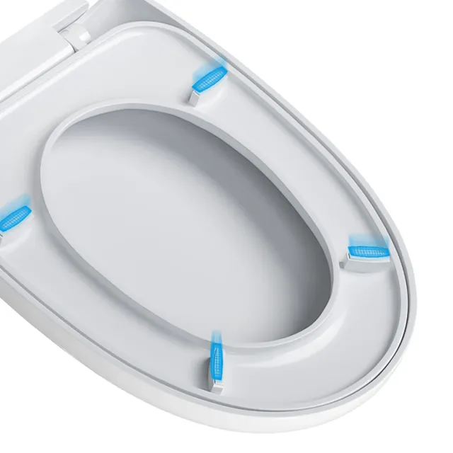 Couvercle de siège de toilette universel à fermeture lente – vue 5