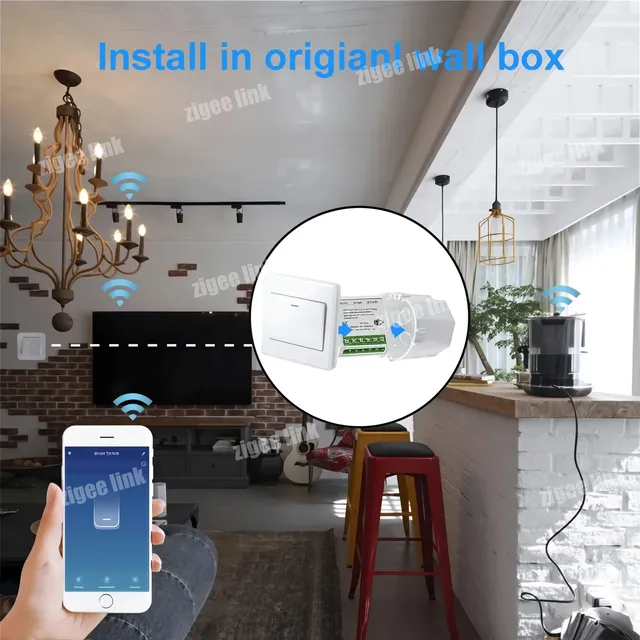 Commutateur intelligent Zigbee 16A 20A – vue 6