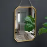 Miroir mural rectangulaire en fer de Style nordique – vue 4