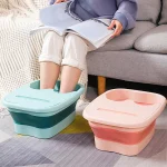 Bain de pieds pliable, seau de Massage, seau de trempage, bassin pliant, seau de bain de pieds, Sauna domestique, baignoire de pédicure