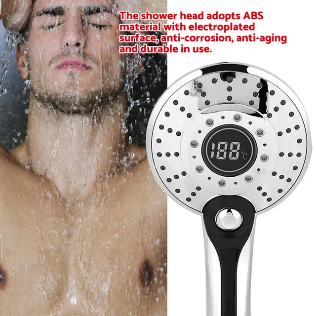 Pommeau de douche à main à affichage numérique – vue 5