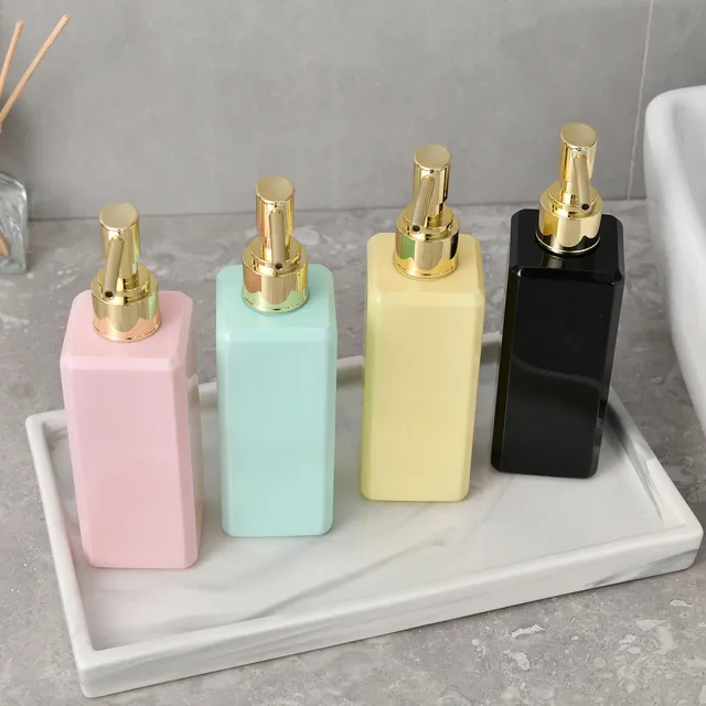 Distributeur liquide pompe bouteille rectangulaire… – vue 5