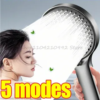 Pommeau de douche haute pression avec grand panneau