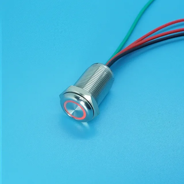 Interrupteur tactile 16mm acier inoxydable 304… – vue 2