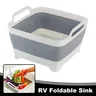 Bassin d'évier de cuisine pliable avec bouchon de… – vue 4