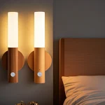 LED veilleuse USB charge intelligente Induction humaine pour armoire de chevet maison garde-robe éclairage capteur de mouvement lumière lampe à LED