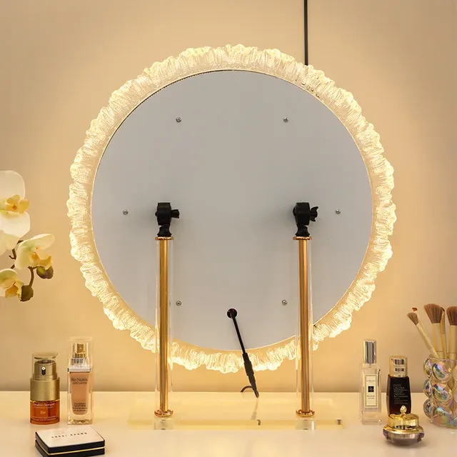 Miroir De salle De bains rond lumière Led maquillage… – vue 2