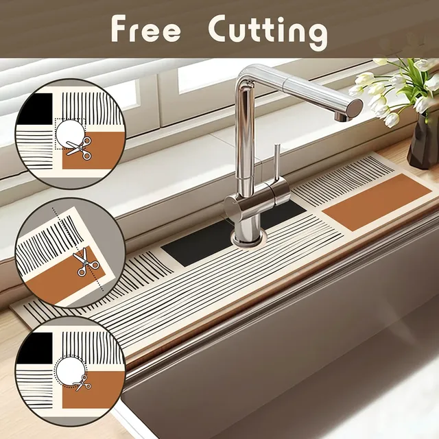 Tapis absorbant pour robinet de cuisine et de salle de… – vue 4
