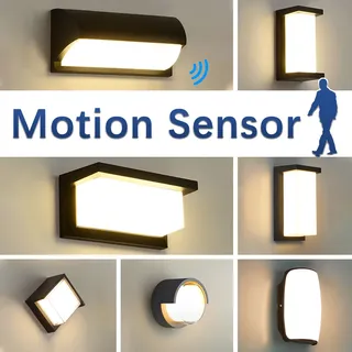 Capteur de mouvement mur LED lumière AC85-265V ABS intérieur extérieur…