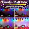Ampoule Led en plastique RGB C7 – vue 4