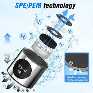 Bouteille générateur d'eau Performance DuPont SPE + PEM double chambre…