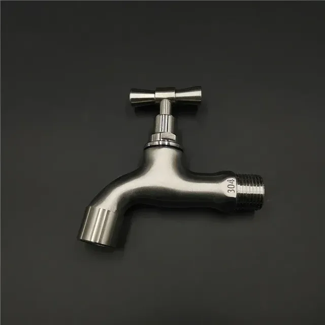 Salle de bains 304 robinet en acier inoxydable mural… – vue 5