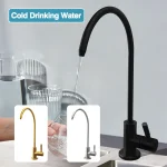 Filtre à eau potable directe pour évier de cuisine, supporter ficateur d&rsquo;eau propre, acier inoxydable, 1/4 po