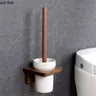 Brosse toilette murale bois céramique blanche mate… – vue 3