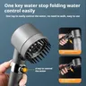 Pommeau douche main tête brosse silicone anthracite… – vue 1
